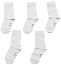 Carica l'immagine nel visualizzatore di Gallery, MyWay Kids Socks Basic 5er Calze, Bianco (White 660), 35/38, Pacco da 5 - Ilgrandebazar