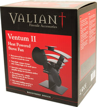 Carica l'immagine nel visualizzatore di Gallery, Valiant Ventola per stufa con alimentazione a calore FAN, FIR362 Satin Black - Ilgrandebazar