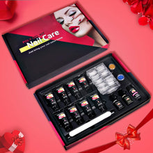 Carica l'immagine nel visualizzatore di Gallery, Gel per Unghie Ricostruzione Kit, Mysweety 8 Colorati Poly Gel professionale Rosa, con Unghie Finte/Pennello/Gel Chiodo Base/Top Coat/Soluzione Slip