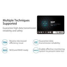 Carica l'immagine nel visualizzatore di Gallery, Silicon Power SSD 256GB 3D NAND A55 SLC Cache 256 GB, Upgraded version - Ilgrandebazar