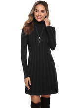 Carica l'immagine nel visualizzatore di Gallery, Hawiton Donna Abito in Maglia Girocollo Eleganti Maglione Manica Lunga... - Ilgrandebazar