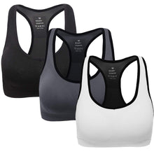 Carica l'immagine nel visualizzatore di Gallery, ANGOOL Donna Reggiseno Sportivo Senza Cuciture Banda Elastica Reggente Yoga... - Ilgrandebazar