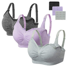 Carica l'immagine nel visualizzatore di Gallery, HBselect 3 PCS Reggiseno Allattamento con Estensione Bra Donna... - Ilgrandebazar