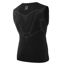 Carica l'immagine nel visualizzatore di Gallery, AMZSPORT Canotta Compressione da Uomo Sport Senza Maniche Base XXL, Nero - Ilgrandebazar