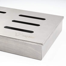 Carica l'immagine nel visualizzatore di Gallery, BBQ-Toro - Affumicatore in Acciaio Inox Cherry I, 21 x 13 x 3,5 cm, argento - Ilgrandebazar