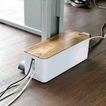 Carica l'immagine nel visualizzatore di Gallery, Electraline 300177 Scatola Organizzatore Cavi con Multipresa 6 posti Bianco - Ilgrandebazar