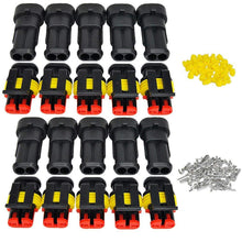 Carica l'immagine nel visualizzatore di Gallery, TOOHUI 10 Kit 2 Pin Auto Impermeabile Connettore, 2PIN 10KIT, 10KIT - Ilgrandebazar