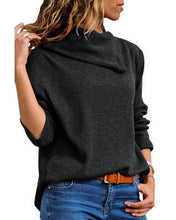 Carica l'immagine nel visualizzatore di Gallery, kenoce Maglione Donna Collo Alto Casual Pullover Manica Lunga... - Ilgrandebazar