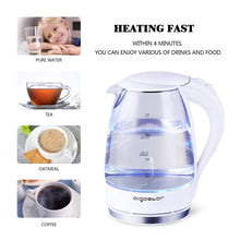 Carica l'immagine nel visualizzatore di Gallery, Aigostar Eve 30GON - Bollitore d'acqua in vetro borosilicato 1,7 litros, - Ilgrandebazar