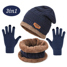 Carica l'immagine nel visualizzatore di Gallery, TAGVO Winter Beanie Hat Sciarpa Set Super Soft Fleece Fodera Interna Grande... - Ilgrandebazar