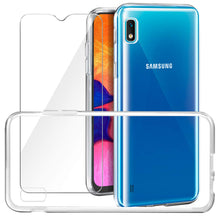 Carica l'immagine nel visualizzatore di Gallery, Leathlux Cover Samsung Galaxy A10 Custodia Trasparente + Pellicola Vetro... - Ilgrandebazar