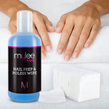 Carica l'immagine nel visualizzatore di Gallery, Kit per manicure Mylee Prep &amp; Polish Wipe smalto/gel unghie + 100... - Ilgrandebazar
