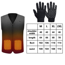 Carica l'immagine nel visualizzatore di Gallery, Suxman Gilet riscaldato USB, Giacca riscaldabile elettrica, XXL, Negro - Ilgrandebazar