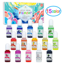 Carica l'immagine nel visualizzatore di Gallery, Coloranti per Resina Epossidica - 15 Colori Pigmento Bianco - Ilgrandebazar
