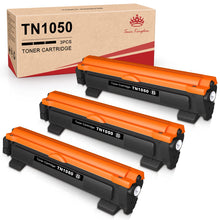 Carica l'immagine nel visualizzatore di Gallery, Toner Kingdom - 3 Cartucce Toner Compatibili per Brother TN1050 Sostituzione TN-1050 per Brother HL-1112 HL-1110 HL-1210W HL-1212W DCP-1510 DCP-1610W DCP-1612W DCP-1512 MFC-1810 MFC-1910W (3 nero) TN1050 3B