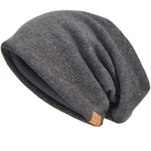 Carica l'immagine nel visualizzatore di Gallery, VECRY Uomo Berretti in Maglia Cappellini Skull Cotton Slouch Beanie...