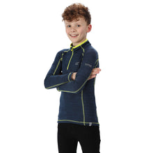 Carica l'immagine nel visualizzatore di Gallery, Regatta ' Berley' Half Zip Base Layer Top, T-Shirt/Polo/Vest Bambino, Rusty...