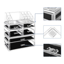 Carica l'immagine nel visualizzatore di Gallery, SONGMICS Cosmetic Organizer Scatola Organizzatore Acrilico JKA008 - Ilgrandebazar