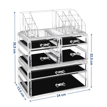 Carica l'immagine nel visualizzatore di Gallery, SONGMICS Cosmetic Organizer Scatola Organizzatore Acrilico JKA008 - Ilgrandebazar