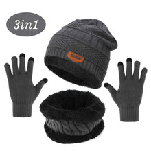 Carica l'immagine nel visualizzatore di Gallery, TAGVO Winter Beanie Hat Sciarpa Set Super Soft Fleece Fodera Interna Grande... - Ilgrandebazar