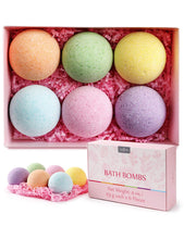 Carica l'immagine nel visualizzatore di Gallery, Anjou Bombe da Bagno Set di 6 Aggiornato 2019, 100g, Sfere con Oli... - Ilgrandebazar