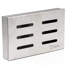 Carica l'immagine nel visualizzatore di Gallery, BBQ-Toro - Affumicatore in Acciaio Inox Cherry I, 21 x 13 x 3,5 cm, argento - Ilgrandebazar