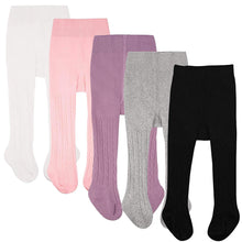 Carica l'immagine nel visualizzatore di Gallery, Confezione da 3 leggings in cotone lavorato a maglia, per bambini 0 a 4... - Ilgrandebazar