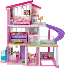 Carica l'immagine nel visualizzatore di Gallery, Barbie Casa dei Sogni per Bambole con 8 Stanze, Garage, Scivolo, Piscina, Ascensore e Accessori, per Bambini 3 + Anni, FHY73