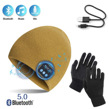 Carica l'immagine nel visualizzatore di Gallery, TAGVO Bluetooth V5.0 Beanie con Guanti Touchscreen Set, addensata Inverno... - Ilgrandebazar