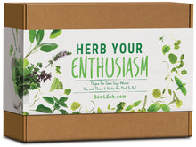 Carica l'immagine nel visualizzatore di Gallery, Sow Lush Herb Your Enthusiasm, Kit Regalo con Semi, 6 deliziose varietà di... - Ilgrandebazar