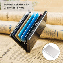 Carica l'immagine nel visualizzatore di Gallery, RFID Blocking Porta Carte di Credito, Leenou 2 Pezzi Portafoglio Carte... - Ilgrandebazar