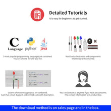 Carica l'immagine nel visualizzatore di Gallery, Freenove Basic Starter Kit for Raspberry Pi 4 B 3 B+, 147 Pages Detailed... - Ilgrandebazar