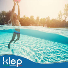 Carica l'immagine nel visualizzatore di Gallery, KLEP - ANTIALGA - ANTIALGHE SANIFICANTE SCHIARENTE AZZURRANTE per Piscina E Spa No Schiuma (1 LT)