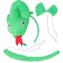 Carica l'immagine nel visualizzatore di Gallery, Set Cerchietto Con Orecchie Coda E Papillon Da Lupo Per Bambini 6-10 Anni... - Ilgrandebazar