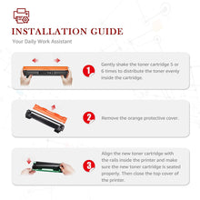 Carica l'immagine nel visualizzatore di Gallery, Toner Kingdom - 3 Cartucce Toner Compatibili per Brother TN1050 Sostituzione TN-1050 per Brother HL-1112 HL-1110 HL-1210W HL-1212W DCP-1510 DCP-1610W DCP-1612W DCP-1512 MFC-1810 MFC-1910W (3 nero) TN1050 3B