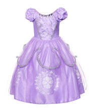 Carica l'immagine nel visualizzatore di Gallery, JerrisApparel Ragazze Costume da Principessa Sofia Compleanno Festa Vestito... - Ilgrandebazar