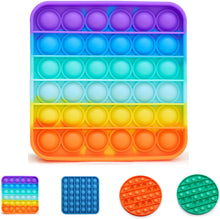 Carica l'immagine nel visualizzatore di Gallery, Narsam Pop It Bubble Fidget Toy, Gioco Antistress Rilassante per Adulti e Bambini (Arcobaleno)
