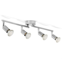 Carica l'immagine nel visualizzatore di Gallery, Faretti LED da soffitto orientabili I plafoniera moderna Nickel - Ilgrandebazar