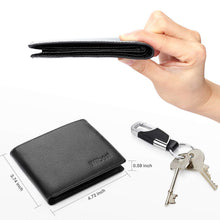Carica l'immagine nel visualizzatore di Gallery, Portafoglio Uomo Vera Pelle Blocco RFID. Piccolo Con Portamonete... - Ilgrandebazar