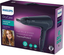 Carica l'immagine nel visualizzatore di Gallery, Philips HP8230/00 ThermoProtect Asciugacapelli, 2100 W, Nero 2100 Black - Ilgrandebazar