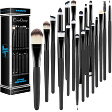 Carica l'immagine nel visualizzatore di Gallery, EmaxDesign 20 pezzi-Set di pennelli professionali per trucco, volto ombretti... - Ilgrandebazar