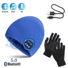 Carica l'immagine nel visualizzatore di Gallery, TAGVO Bluetooth V5.0 Beanie con Guanti Touchscreen Set, addensata Inverno... - Ilgrandebazar