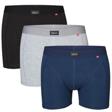 Carica l'immagine nel visualizzatore di Gallery, DANISH ENDURANCE Boxer da Uomo in Cotone Elasticizzato, Pacco 3, Mutande...