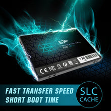 Carica l'immagine nel visualizzatore di Gallery, Silicon Power SSD 128GB 3D NAND A55 SLC Cache 128 GB, Upgraded version - Ilgrandebazar