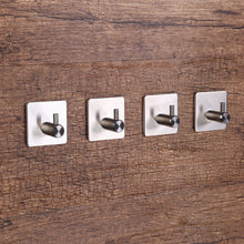 Carica l'immagine nel visualizzatore di Gallery, 4 packs Gancio autoadesivo adesivo impermeabile in acciaio 4 packs, 4 Packs - Ilgrandebazar