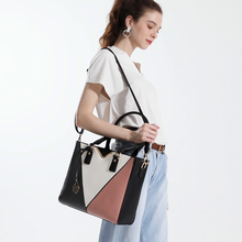 Carica l'immagine nel visualizzatore di Gallery, Miss Lulu Nuova Moda Elegante Borsa in Pelle PU Donna Borse a Marrone