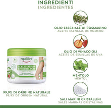 Carica l'immagine nel visualizzatore di Gallery, Equilibra Corpo, Scrub Salino Rimodellante, Scrub Corpo Esfoliante a Base di Aloe Vera, Leviga e Nutre la Pelle, Mix di Sali Marini ad Azione Antiacqua, Oli Naturali ed Estratti Vegetali, 600 g 600 ml (Confezione da 1) Scrub Rimodellante
