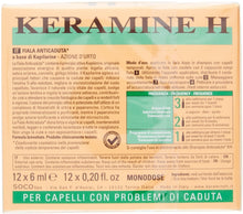 Carica l'immagine nel visualizzatore di Gallery, Keramine H Fiala Anticaduta per Capelli, 12 x 6ml
