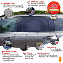 Carica l'immagine nel visualizzatore di Gallery, JELLYBABABABY - Confezione Da 2 Tendine Parasole Auto Nere per Black - Ilgrandebazar