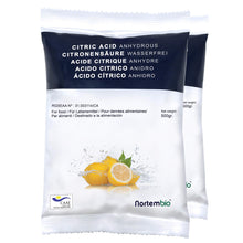 Carica l'immagine nel visualizzatore di Gallery, NortemBio Acido Citrico 1 Kg (2x500g). La Migliore Qualità Alimentare. Input... - Ilgrandebazar